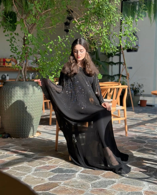 Black Orchid Abaya