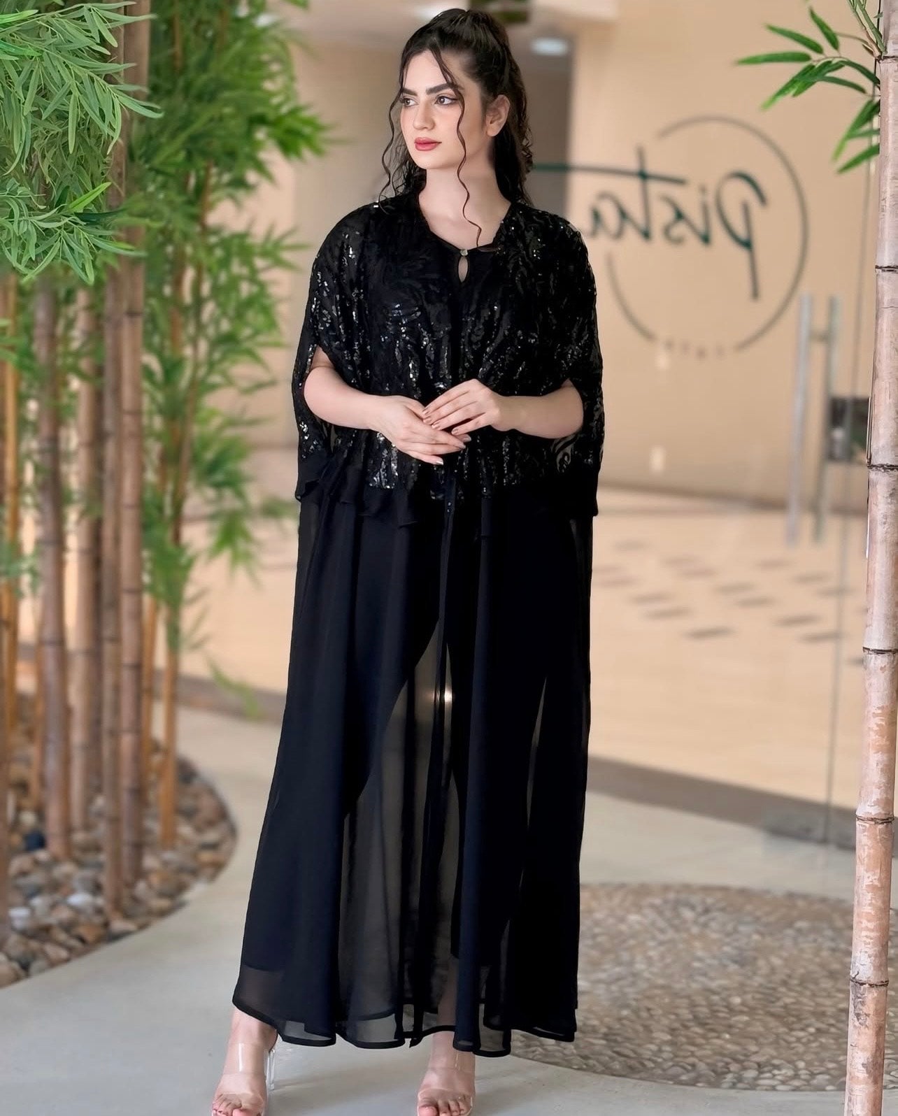 Midnight Grace Abaya