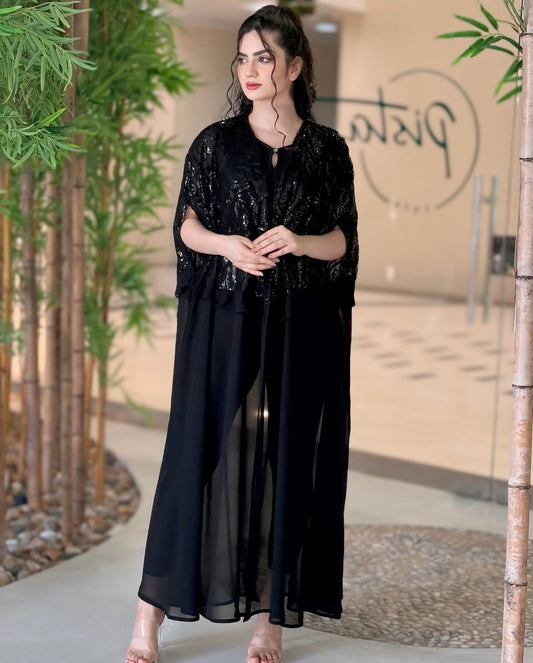 Midnight Grace Abaya
